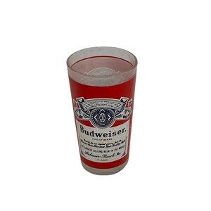 Vintage BUDWEISER Anheuser Busch Beer Glass Cup